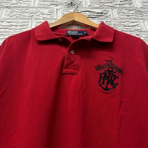 Vintage Polo Ralph Lauren Boat Short Sleeve Collared Shirt XL - Picture 1 of 4